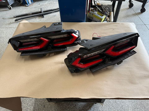2016-2024 Chevrolet Camaro SS Aftermarket VLAND Smoked Lens Tail Lights LED