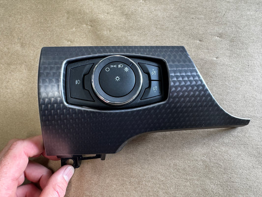 2015-2023 Ford Mustang GT PP1 Headlight Switch Knob & Dash Trim Bezel - OEM