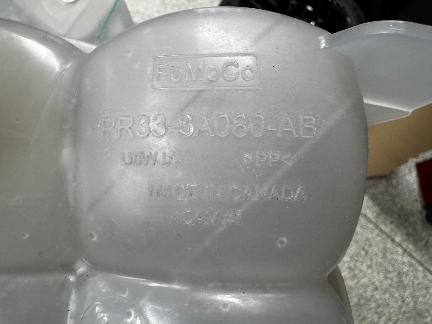 2024-2026 Mustang GT Coyote 5.0 V8 Coolant Overflow Tank - OEM