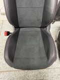 2018-2023 Ford Mustang GT California Special Front Rear Seats Black Red Stitch