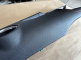 2018-2023 Mustang GT Center Console Top Interior Trim Pieces Leather Red Stitch
