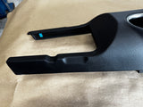 2018-2023 Mustang GT Center Console Top Interior Trim Pieces Leather Red Stitch