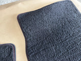 2015-2023 Ford Mustang Black Front Floor Mats Carpet "Red Stitch" - OEM