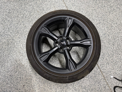 2018-2023 Ford Mustang GT Black Wheel Rim 19"x8.5" Pirelli