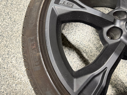 2018-2023 Ford Mustang GT Black Wheel Rim 19"x8.5" Pirelli