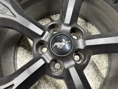 2018-2023 Ford Mustang GT Black Wheel Rim 19"x8.5" Pirelli