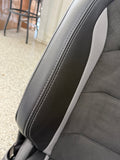 2016-2024 Chevrolet Camaro SS Front Rear Seats Recaro Black Leather Suede