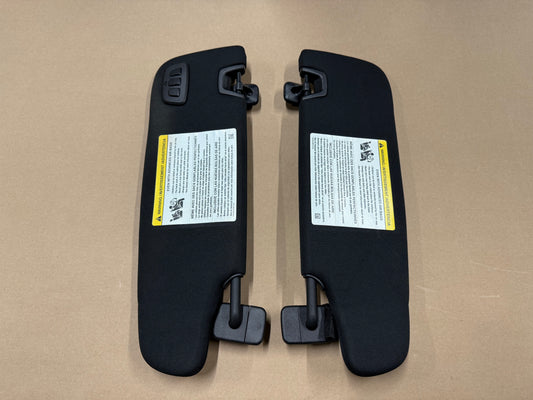 2015-2023 Ford Mustang Coupe Sun Visors Pair "Home Link"