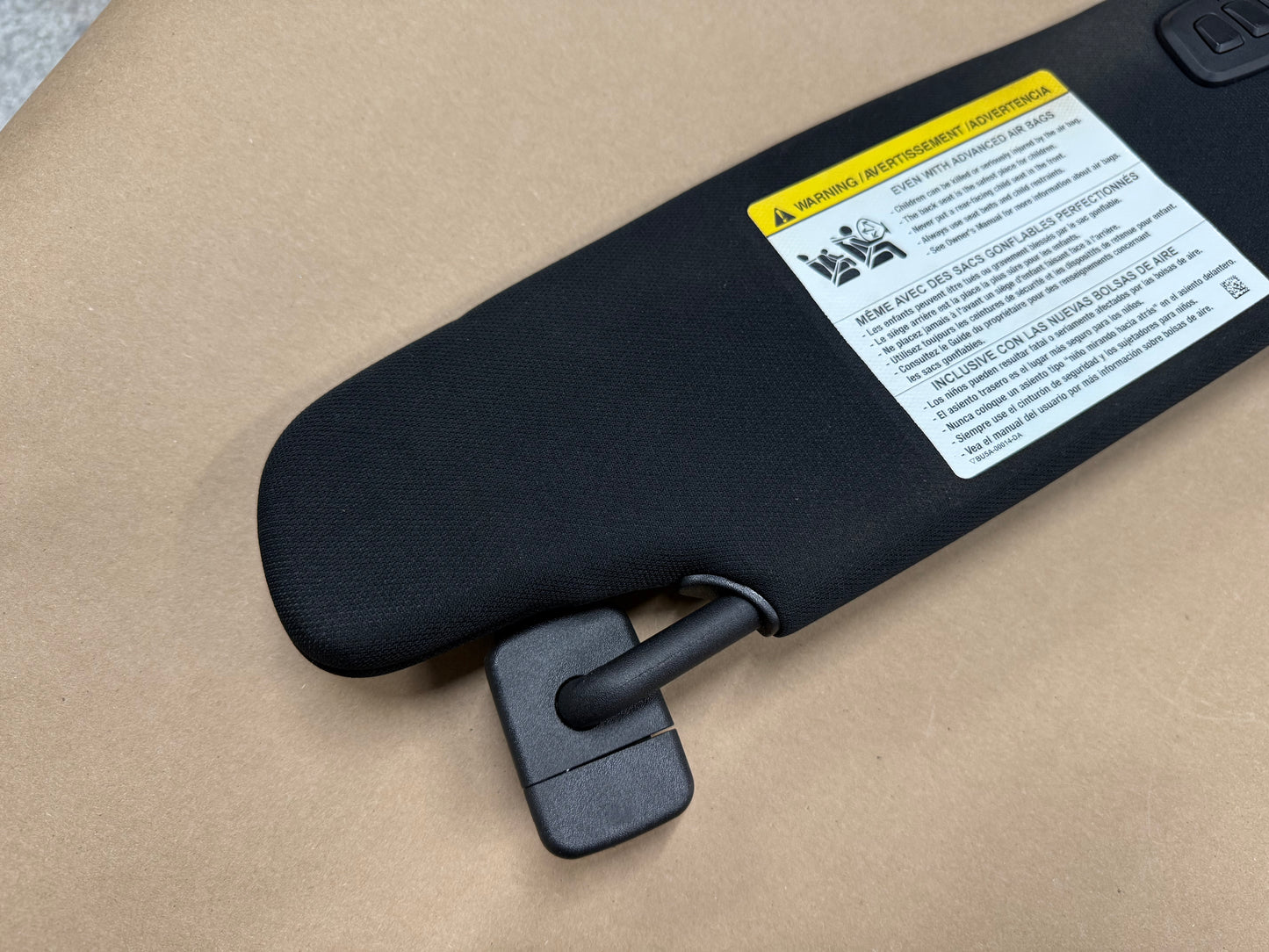 2015-2023 Ford Mustang Coupe Sun Visors Pair "Home Link"