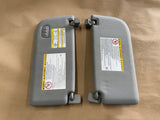 2023-2025 Ford F-250 Super Duty Sun Visors Pair "Grey" "Home Link"