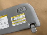 2023-2025 Ford F-250 Super Duty Sun Visors Pair "Grey" "Home Link"