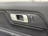 2018-2023 Ford Mustang GT LH Driver Leather Insert Door Panel Grey Stitching