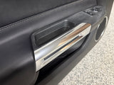 2018-2023 Ford Mustang GT LH Driver Leather Insert Door Panel Grey Stitching