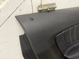 2018-2023 Ford Mustang GT LH Driver Leather Insert Door Panel Grey Stitching