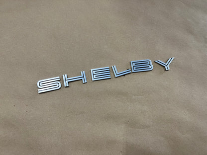2007-2014 Ford Mustang Shelby GT500 Decklid Shelby Trunk Letters Emblems