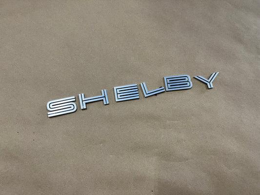 2007-2014 Ford Mustang Shelby GT500 Decklid Shelby Trunk Letters Emblems