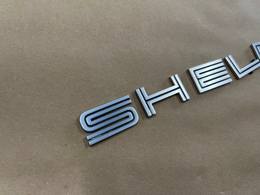 2007-2014 Ford Mustang Shelby GT500 Decklid Shelby Trunk Letters Emblems
