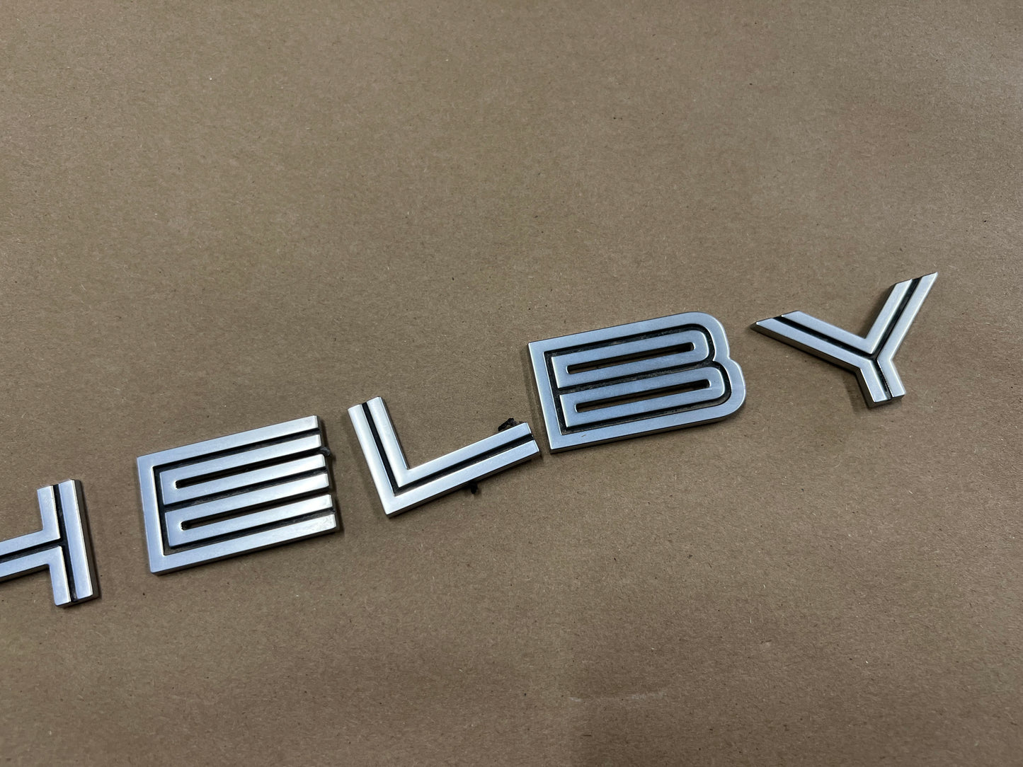 2007-2014 Ford Mustang Shelby GT500 Decklid Shelby Trunk Letters Emblems