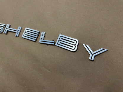 2007-2014 Ford Mustang Shelby GT500 Decklid Shelby Trunk Letters Emblems