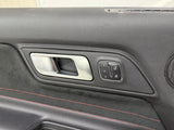 2018-2023 Ford Mustang GT California Special RH LH Pair Door Panels Red Stitching