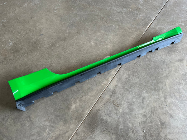 2015-2022 Mustang GT V6 RH Passenger Side Skirt Molding Need for Green