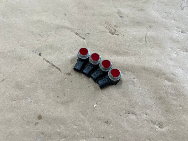 2015-2022 Ford Mustang GT Parking Assist Sensors (4) “Ruby Red”