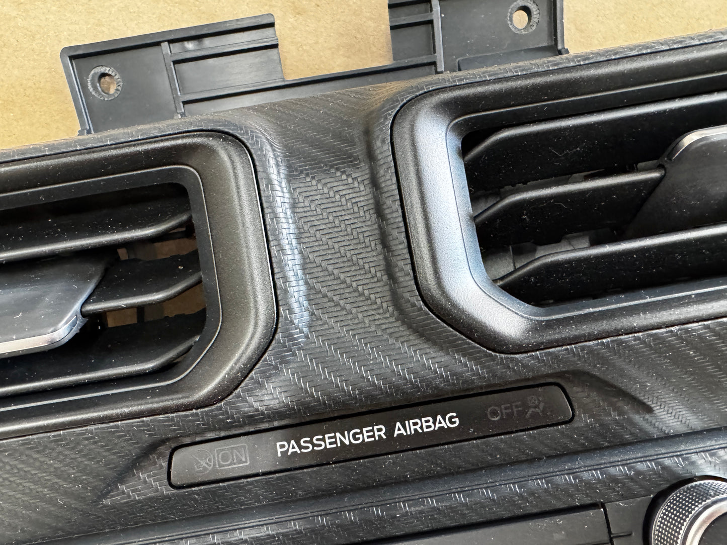 2024-2025 Ford Mustang S650 Center Dash Trim Air Vents Push Start Bezel Panel