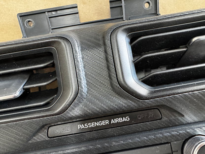 2024-2025 Ford Mustang S650 Center Dash Trim Air Vents Push Start Bezel Panel
