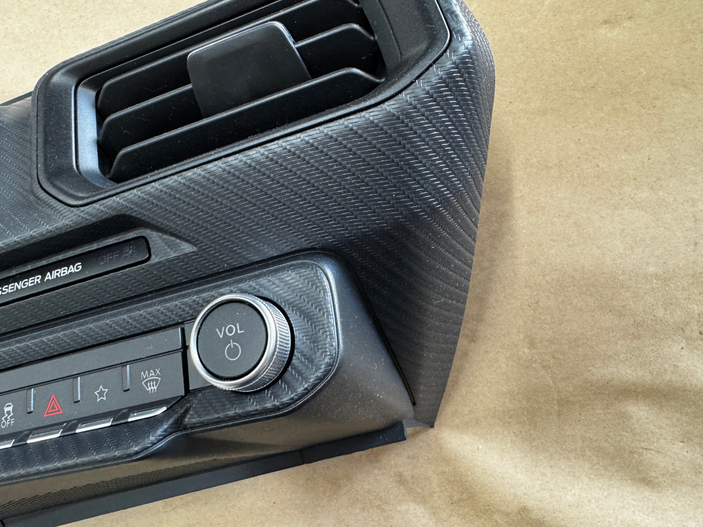 2024-2025 Ford Mustang S650 Center Dash Trim Air Vents Push Start Bezel Panel