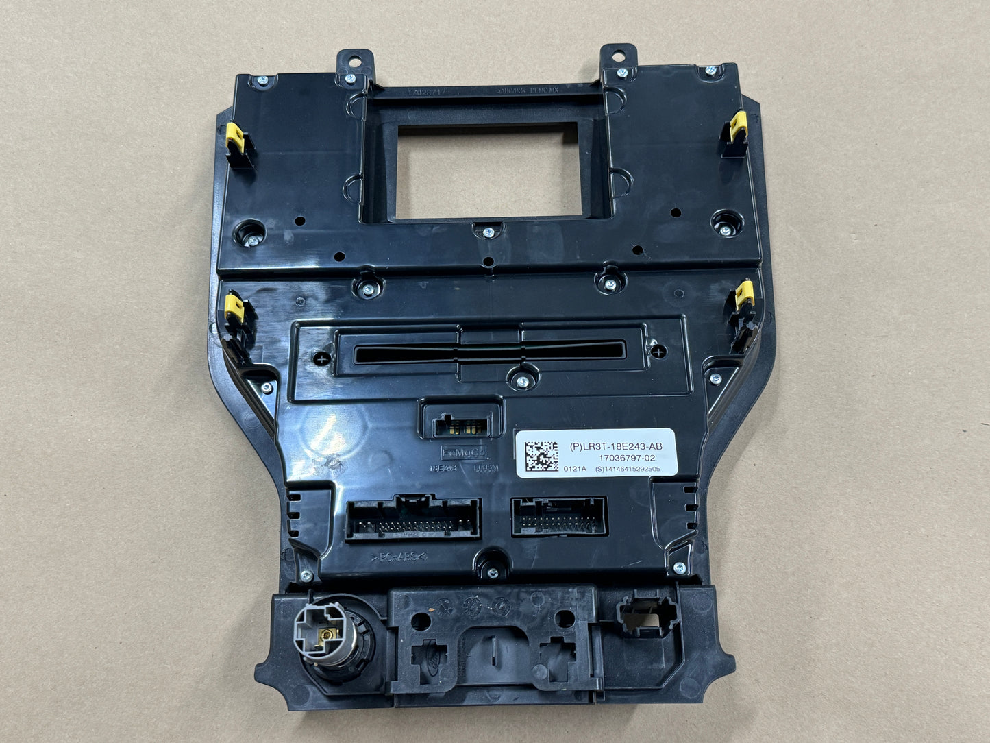 2018-2023 Ford Mustang GT Face Plate Radio Trim Piece - OEM