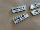 2007 Ford Mustang Shelby GT500 Snake Wings Fender Emblems 40th Anniversary