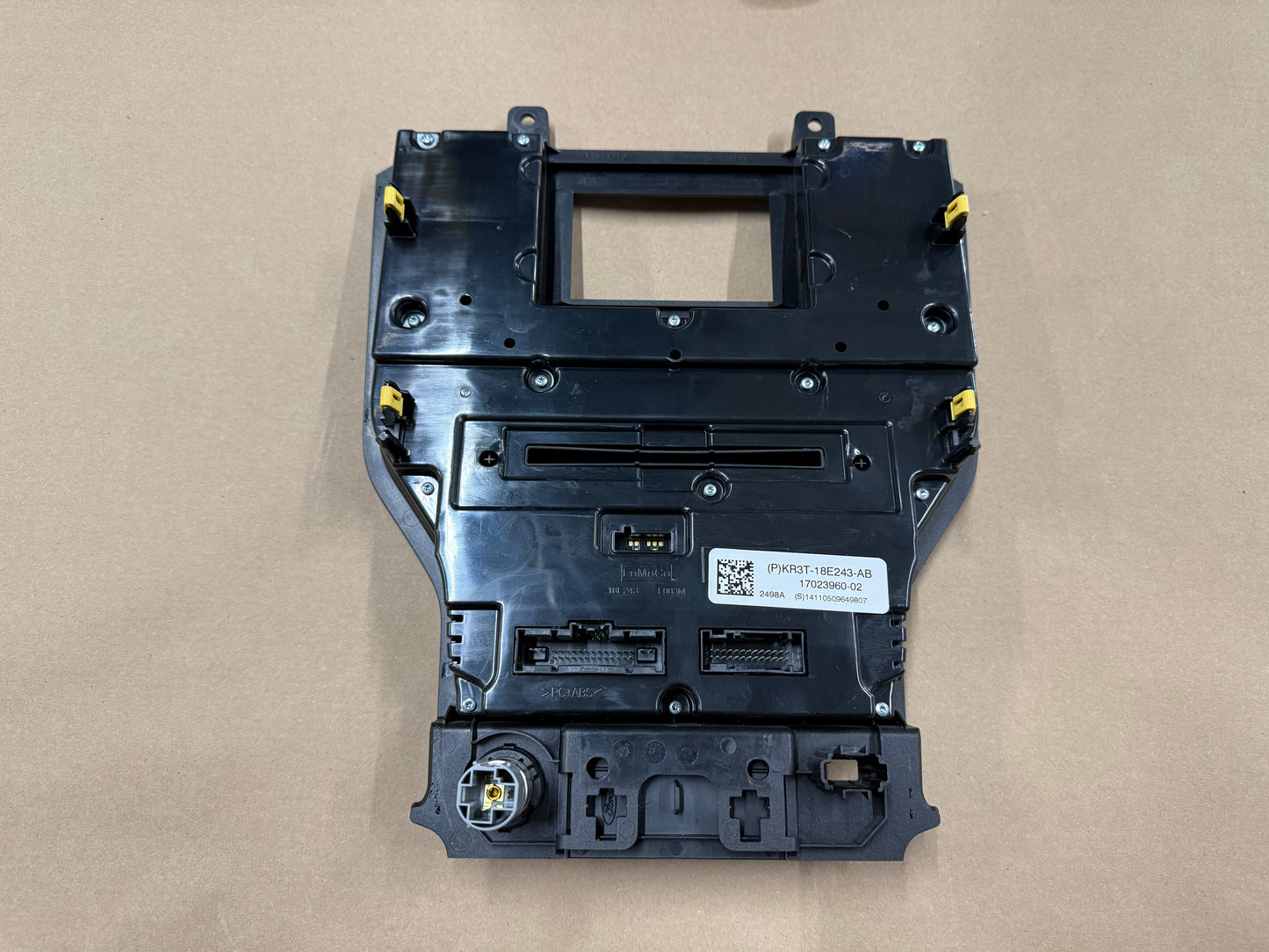 2018-2023 Ford Mustang GT Face Plate Radio Trim Piece