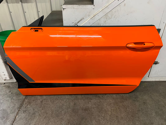 2015-2023 Ford Mustang GT EcoBoost LH Driver Side Door Complete w/Glass CA