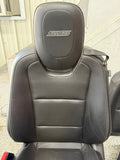 2010-2015 Chevy Camaro SS Black Leather Seats Front & Rear Convertible