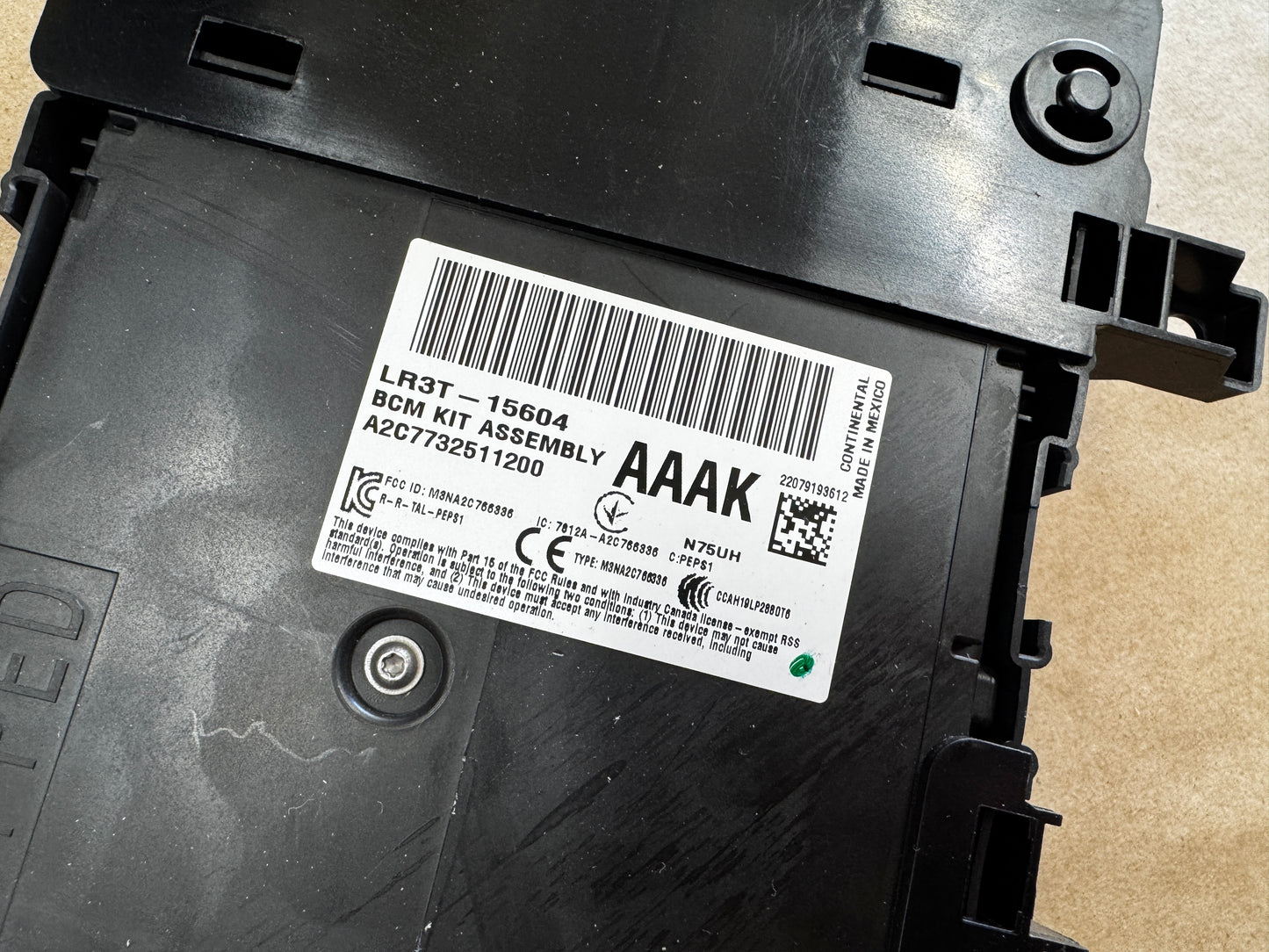 2022 Ford Mustang GT 5.0L BCM Body Control Module Manual