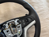 2012-2015 Chevy Camaro SS Steering Wheel Black "Auto" "Blue Stitch" 8k Mile