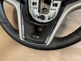 2012-2015 Chevy Camaro SS Steering Wheel Black "Auto" "Blue Stitch" 8k Mile