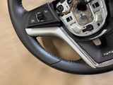 2012-2015 Chevy Camaro SS Steering Wheel Black "Auto" "Blue Stitch" 8k Mile