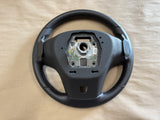 2012-2015 Chevy Camaro SS Steering Wheel Black "Auto" "Blue Stitch" 8k Mile