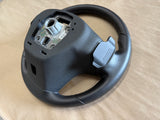 2012-2015 Chevy Camaro SS Steering Wheel Black "Auto" "Blue Stitch" 8k Mile