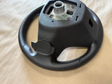 2012-2015 Chevy Camaro SS Steering Wheel Black "Auto" "Blue Stitch" 8k Mile