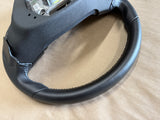 2012-2015 Chevy Camaro SS Steering Wheel Black "Auto" "Blue Stitch" 8k Mile