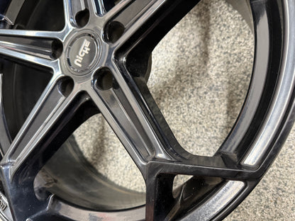 2005-2023 Ford Mustang Niche Arrow Black Wheels Set of 3 20x9"