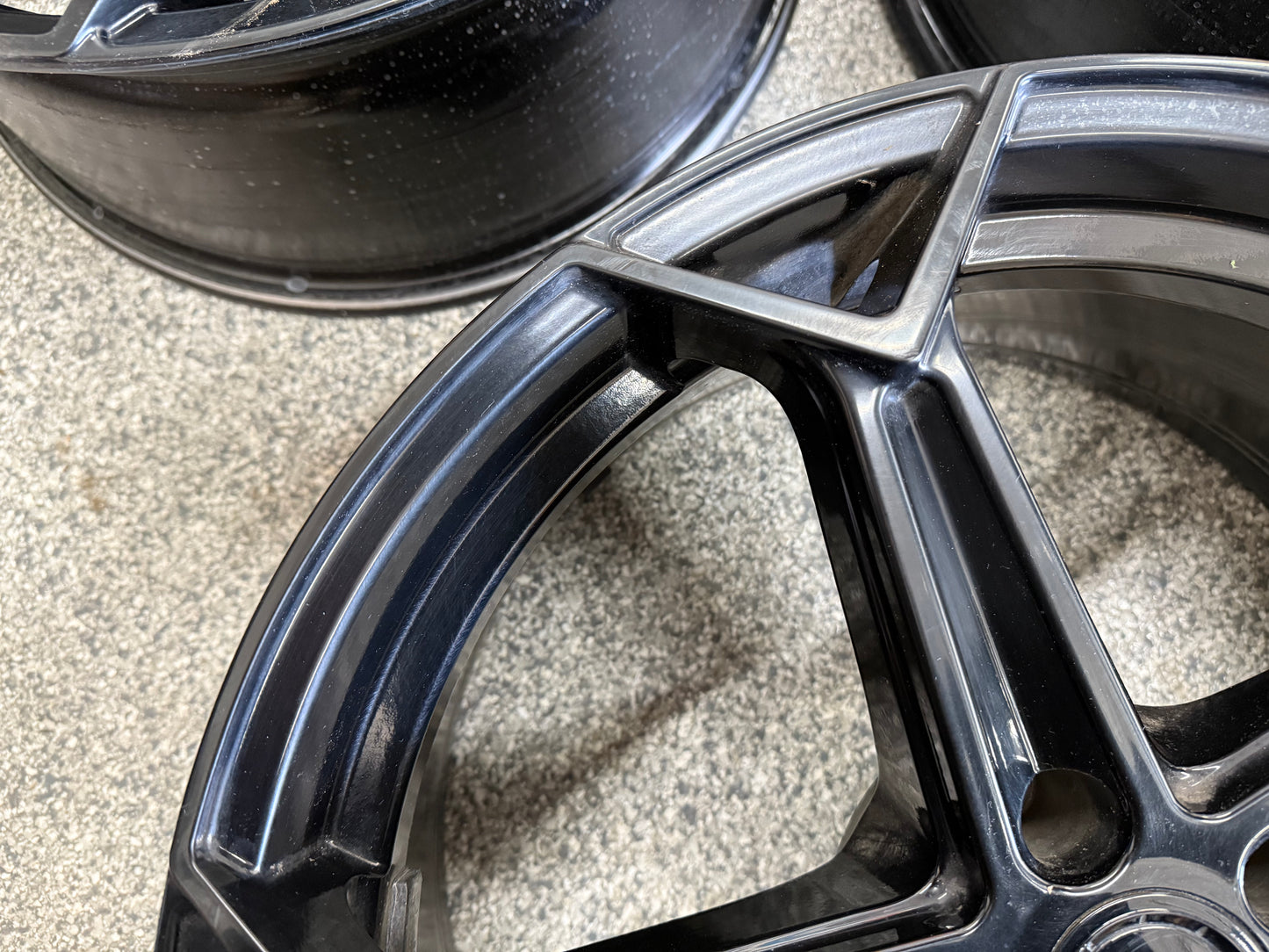 2005-2023 Ford Mustang Niche Arrow Black Wheels Set of 3 20x9"