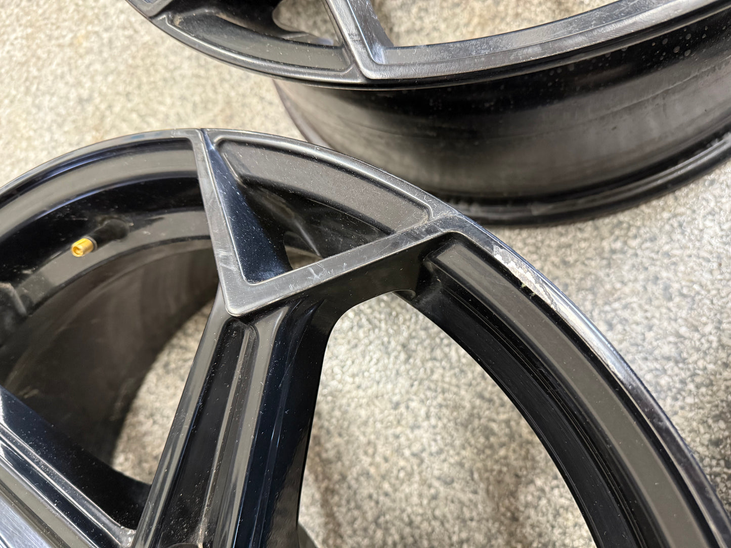 2005-2023 Ford Mustang Niche Arrow Black Wheels Set of 3 20x9"