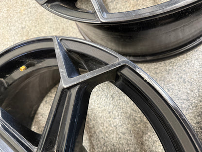 2005-2023 Ford Mustang Niche Arrow Black Wheels Set of 3 20x9"
