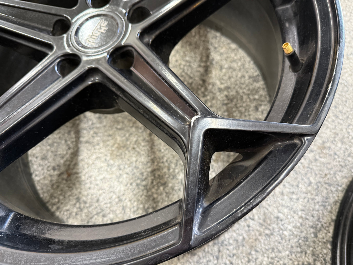 2005-2023 Ford Mustang Niche Arrow Black Wheels Set of 3 20x9"