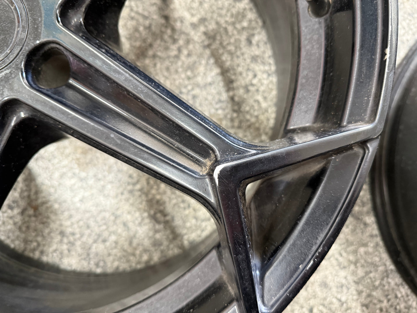 2005-2023 Ford Mustang Niche Arrow Black Wheels Set of 3 20x9"
