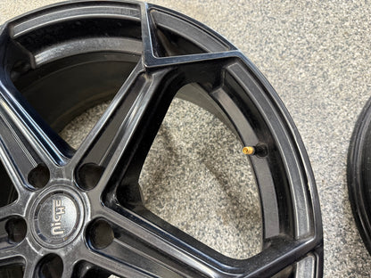 2005-2023 Ford Mustang Niche Arrow Black Wheels Set of 3 20x9"