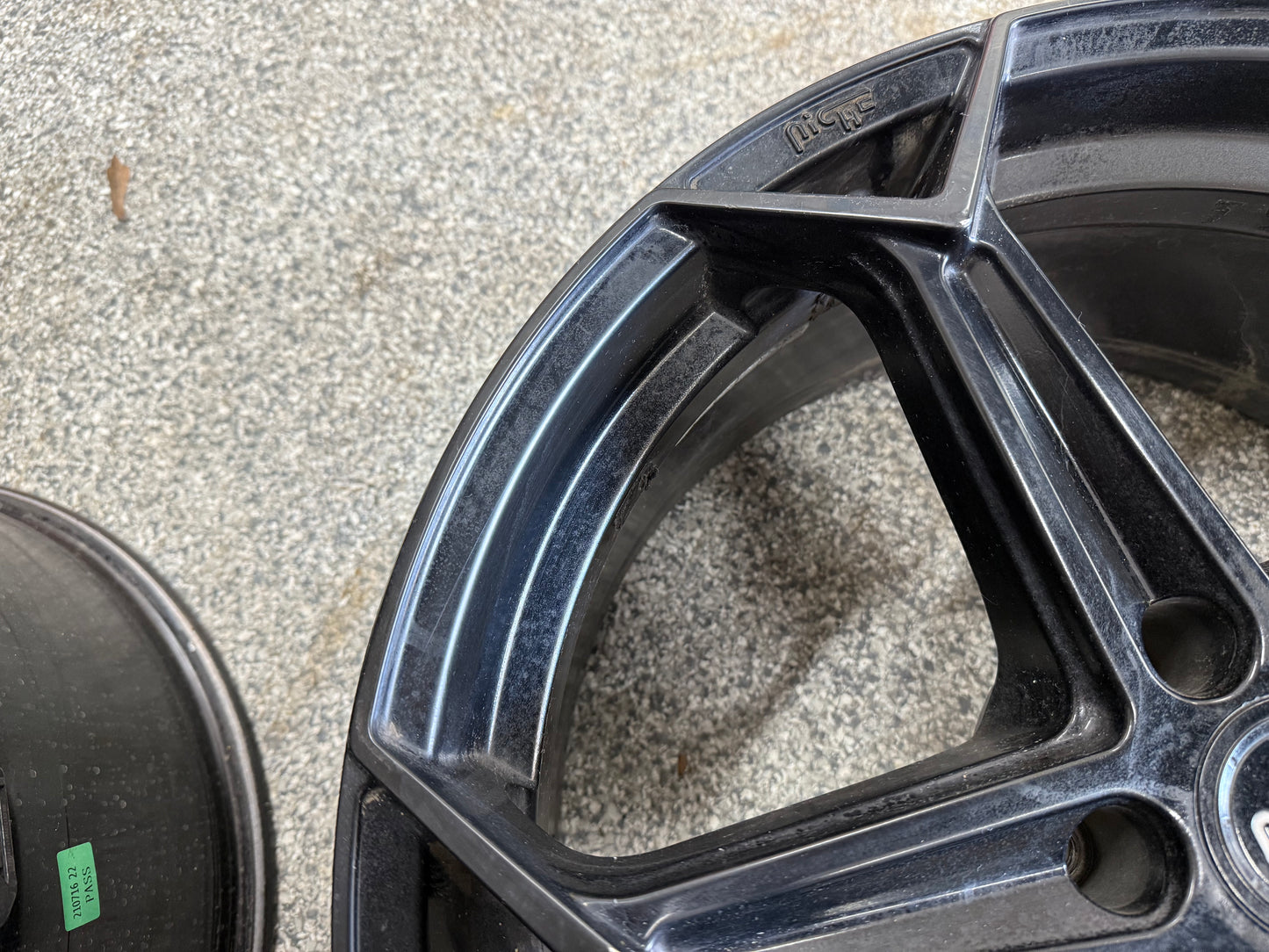 2005-2023 Ford Mustang Niche Arrow Black Wheels Set of 3 20x9"